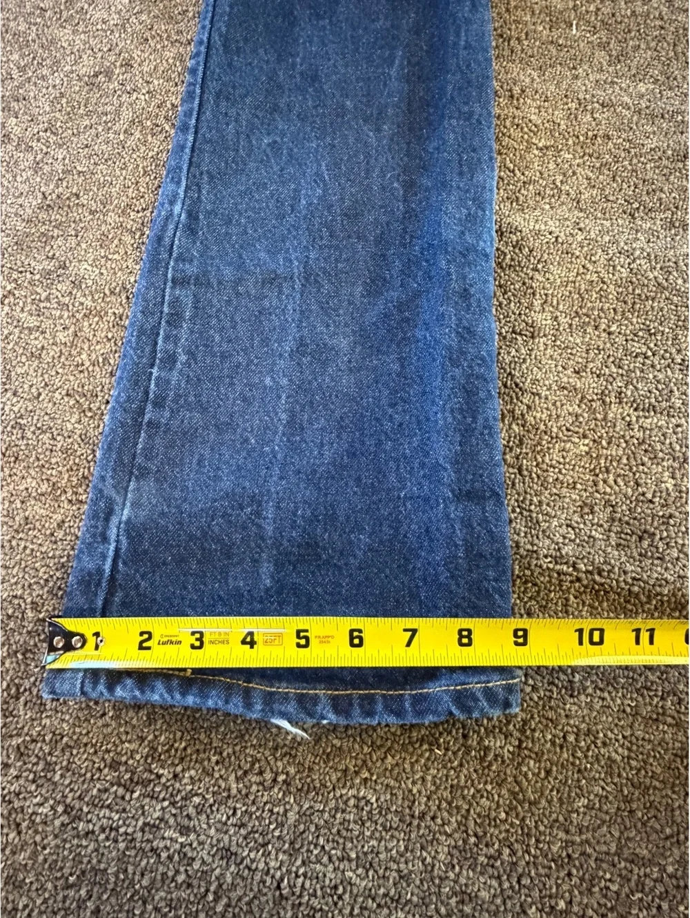 05 vintage Levi’s 517 Boot Cut Jeans Men’s 33x36 Made USA 100% Cotton Blue Denim